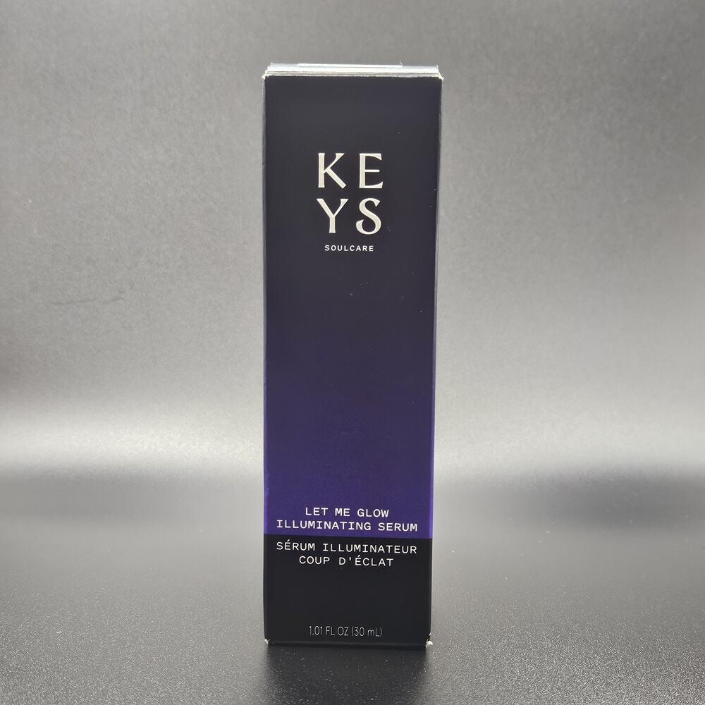 Keys Soulcare Let Me Glow Illuminating Serum GOLDEN AURA 1.01 oz New Open Box